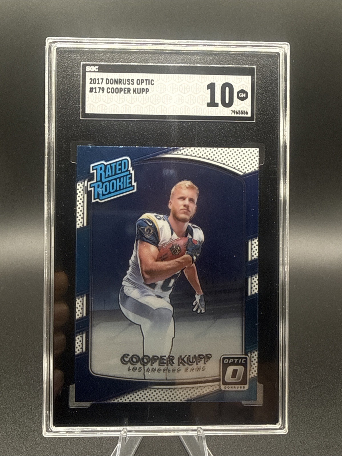 2017 Panini Donruss - Rated Rookie Cooper Kupp #329 (RC) Seahawks SGC 10 Gem