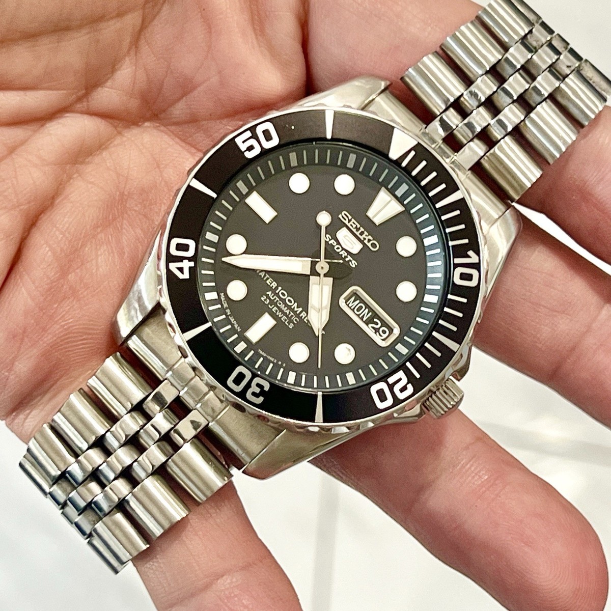 Seiko 5 Sports 7S36-03C0 Sea Urchin Diver Men's 44mm Watch. All