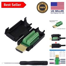 Versatile HDMI Breakout Board   Gold-Plated Solderless Connector for All Devices