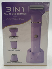 Tiovara Women's 3-In-1 All-In-One Bikini Trimmer Shaver TI-01 - SEALED