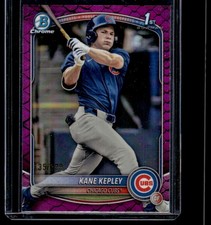 KANE KEPLEY 2025 BOWMAN DRAFT CHROME #BDC-200 FUCHSIA REPTILIAN 135/199