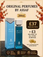 Wild Colt Assaf 200ML Eau De Parfum Unisex Perfume Oriental Woody Scent Amazing