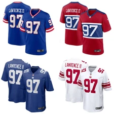 Men's Dexter #97 Lawrence White/Royal/Classic Royal/Red Stitched Jersey