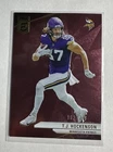 2024 Donruss Elite Football Maroon T.J. Hockenson #45