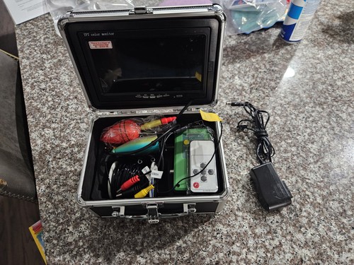 Pruman Underwater Fishing Camera with Light. 30 M Fiber Underwater Camera