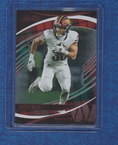 2025 Panini Absolute Red and Green Plaid # 95 Austin Ekeler