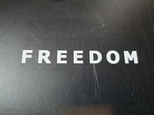 FREEDOM Vinyl Decal Sticker Die Cut weatherproof Charlie Kirk Patriotism USA 2.0