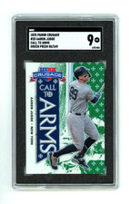 Aaron Judge 2025 Panini Crusade #20 SGC 9 Mint /249 Green Prizm