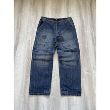 Vintage Marithe Francois Girbaud Tape Straps Baggy Pants