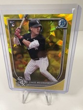 2025 Bowman Chrome Sapphire Chase Meidroth #71 (RC) ROOKIE Yellow Refractor /75