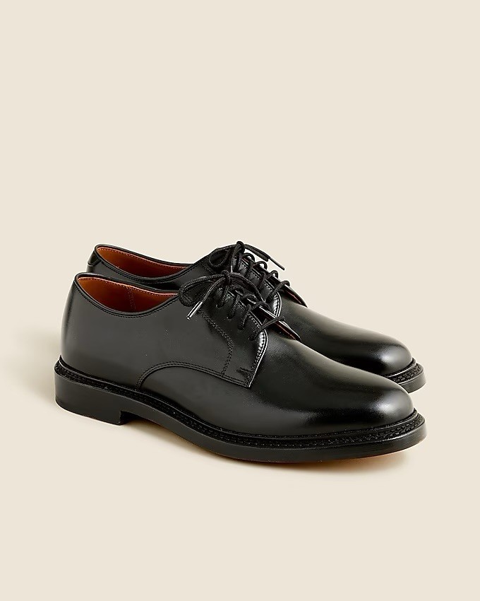 SAOLA Scarpe eleganti J.Crew $248 nere Ludlow Derby in pelle con suola in pelle taglia 11 5