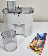 Krups VitaMight Large Capacity Juice Extractor White 52348 294o-70 Juicer