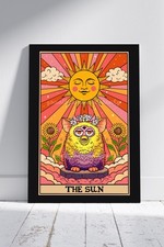 Sun Tarot Inspired 90s Toy Wall Art Print A4 Retro Colourful Poster nostalgia
