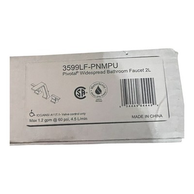Delta 3599LF-PNMPU Widespread  Bathroom Faucet 2L