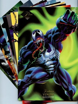 1994 Fleer Ultra Marvel Annual 10 Trading Card Prints Set 6X10 CaseToppers Lb4