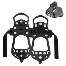 Ice Snow Anti Slip Spikes Grips Grippers Crampons Cleats For Hike Shoes Boot