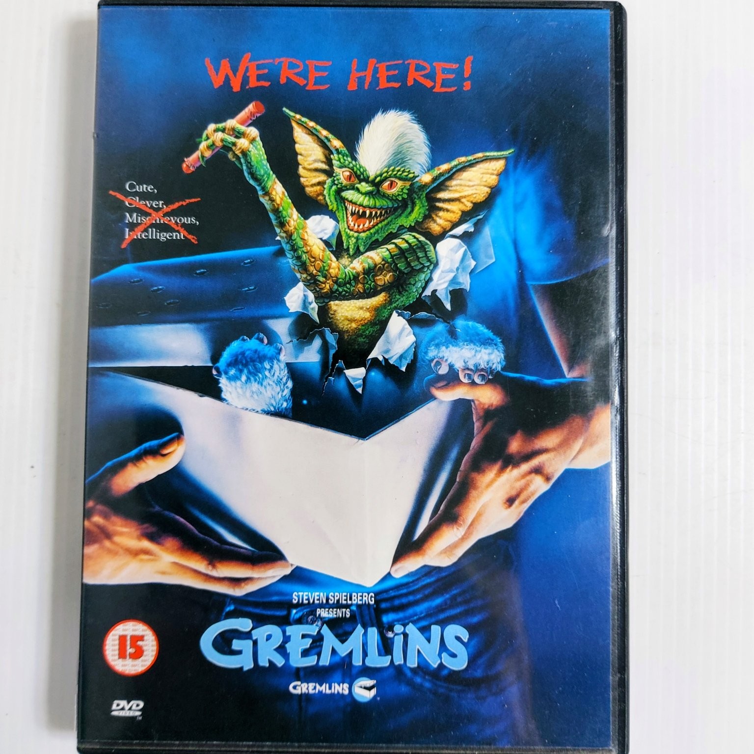 Gremlins DVD 1984 Steven Spielberg Joe Dante Zach Galligan Horror Comedy Film