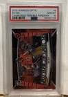 2025 Optic Football Bo Nix Chain Reaction Black Pandora Prizm /149 PSA 10