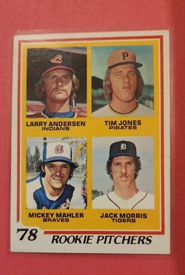1978 Topps - Rookie Pitchers Jack Morris, Larry Andersen, Tim Jones #703 (RC)