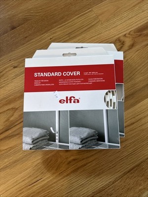 Elfa Standard Wall bar Cover 252'' 3X84  Length In White #427410 Freeship!