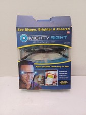 Mighty Sight LED Magnifying Eyewear 160 Magnification Rechargeable New Open Box