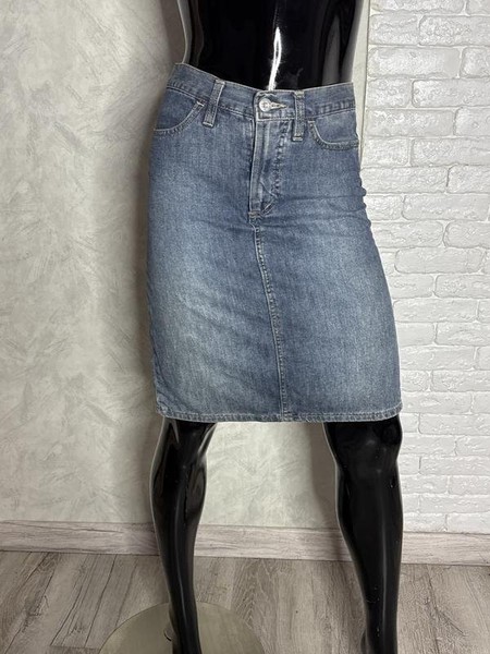 Women Liu Jo Skirt Navy Denim 36 / S / 44 #A5SQ