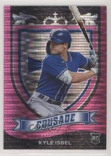 2021 Panini Chronicles Crusade Pink Pulsar Prizm Kyle Isbel #24 0b3