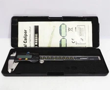 Central 3C350 STORM™ Fractional Electronic Digital Caliper ~ 0-6"/1-150mm & case