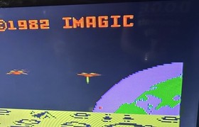 INTELLIVISION 2 IMAGIC GAME LOT,ATLANTIS BOX /CART & MANUAL & DEMON ATTACK  SAME