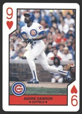 Andre Dawson #9 1990 U.S. Playing Card Co. Major League All-Stars
