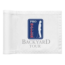 Mini Golf Flag 8x6 Inch DoubleSided Nylon Yard Putting Green Flags