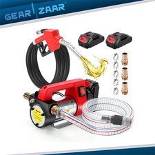Cordless Electric Fuel Transfer Pump with Nozzle Cordless Diesel Transfer Pump