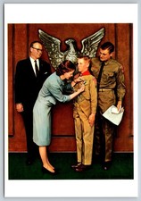 BSA A Great Moment Boy Scouts Continental Postcard by Norman Rockwell Classico