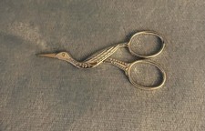 3.5" Ultra Fine Stork Embroidery, Cross Stitch, Sewing, Crafts Scissors
