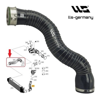 Ladeluftschlauch für MERCEDES C-KLASSE (W204 W210) 180 200 250 CGI A2045280882