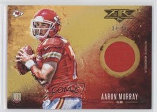2014 Topps Fire Relics Gold 34/50 Aaron Murray #FR-AMU 0f8