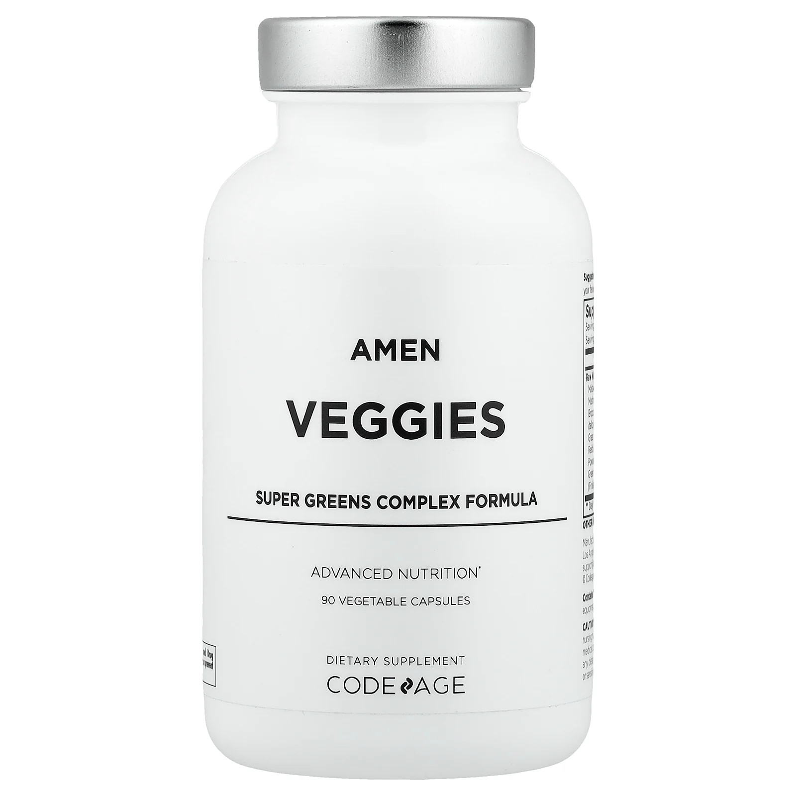 Amen, овощи, 90 растительных капсул