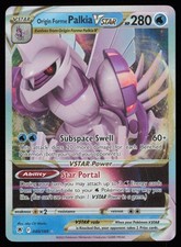 palkia pokemon card vstar price pokemon SWSH10: Astral Radiance Origin Forme Palkia VSTAR (Secret) (192) Holofoil / Damaged