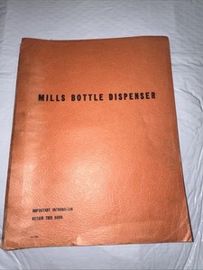 Original 1930’s Mills 47A Bottle Dispenser Manual Service Bulletins Coke Machine