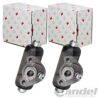 2X NK Radbremszylinder Hinten Passend FÜR Abarth Ritmo Autobianchi Y10 Fiat 127