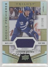 2016 Trilogy Rookie Premieres Level 1 Green Relics 157/399 Connor Brown #81 0cc