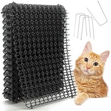 12 Pack Cat Training Spike Mat, 16 x 12 Inch Plastic Scat Mat for Indoor Ou...