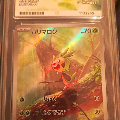 ACE Grading 10 Chespin Art Rare Holo #084 JPN Japanese 2026 Ninja Spinner