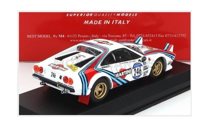 BEST-MODEL 9834 FERRARI - 308 GTB N 246 RALLY TOUR DE CORSE HISTORIQUE 2012 J.J. - Immagine 2 di 2