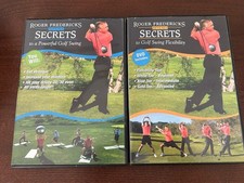 Roger Fredericks Reveals Secrets Lot Of 2 DVDs Powerful Golf Swing Flexibility