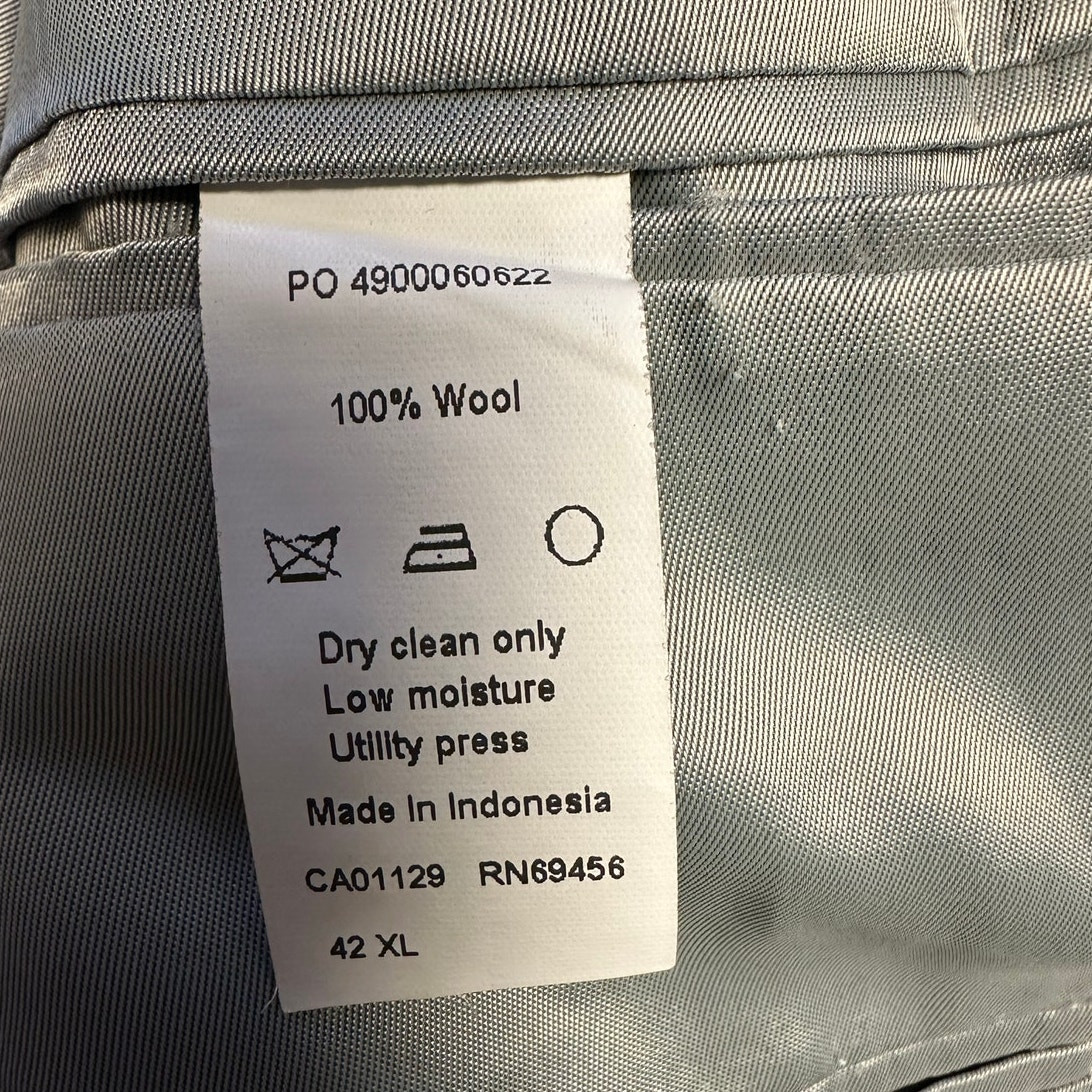 Peerless Black Wool Fully Lined Two Button Front … - image 7