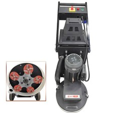 220V Concrete Floor Grinder Ground Polishing Machine w/5 Grinding Head Dust Free