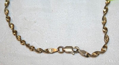 Nice Vintage Daneforart? 925 Gold Bracelet Marked Italy