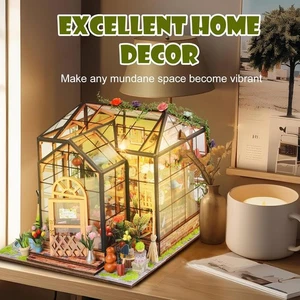 Wooden Miniature House 3D Puzzle Kit