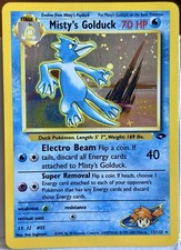 Misty's Golduck 12/132 Gym Challenge Unlimited Holo Rare 70HP Pokemon Card on eBay